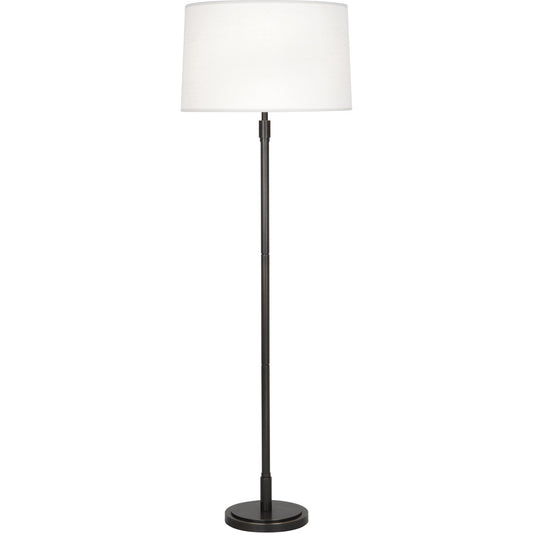 Robert Abbey  Bandit Floor Lamp in Deep Patina Bronze Finish Z348